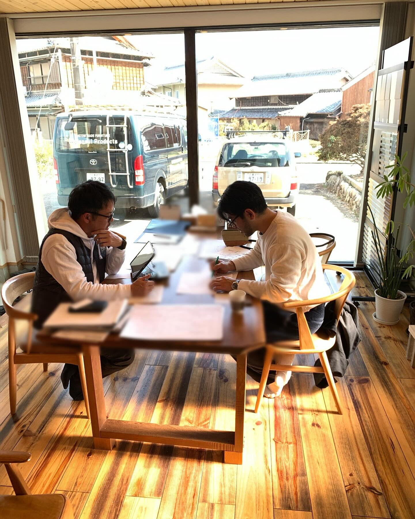 オーダーキッチンを採用いただきましたので、業者様と内容の打ち