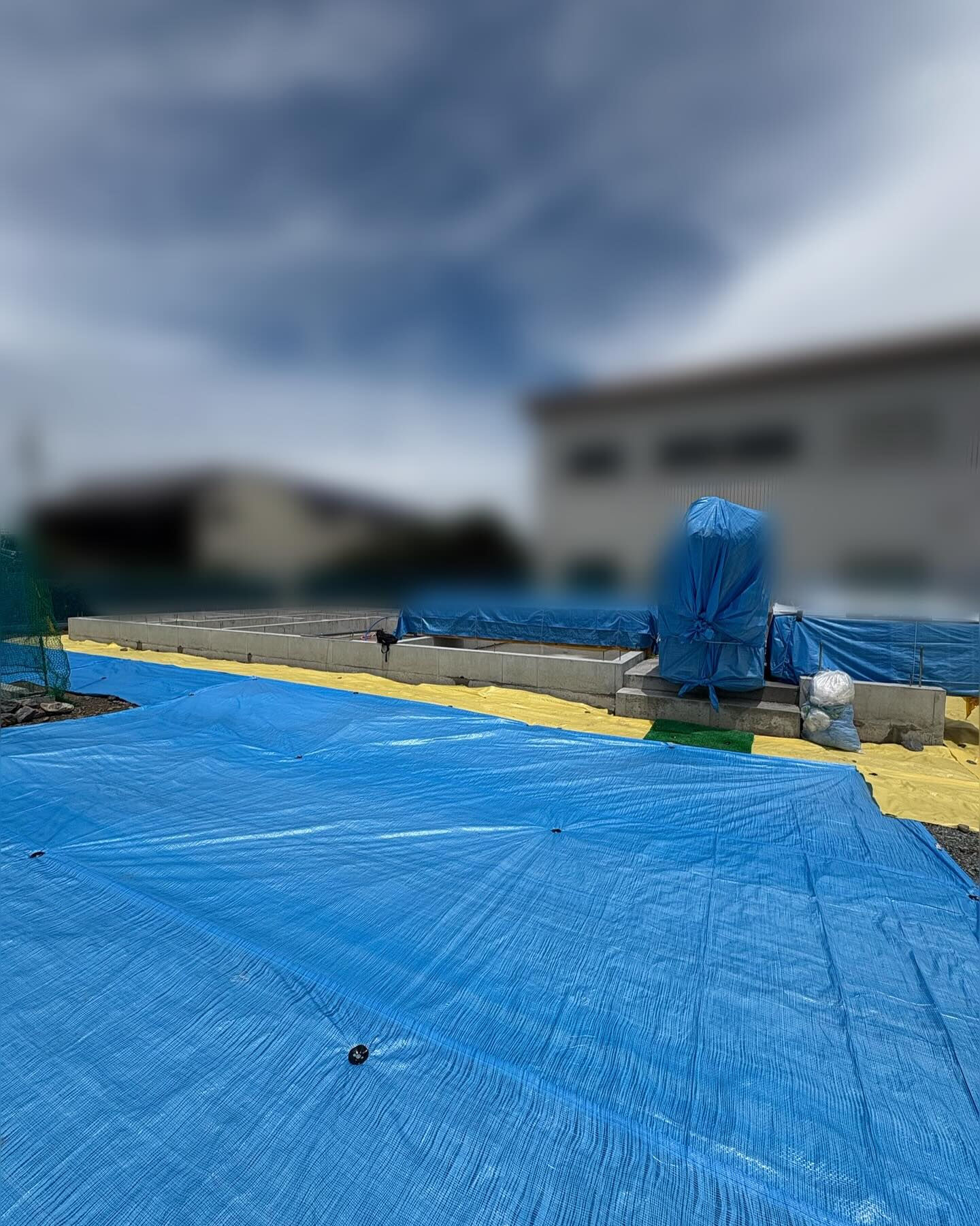 伊勢市で敷地養生