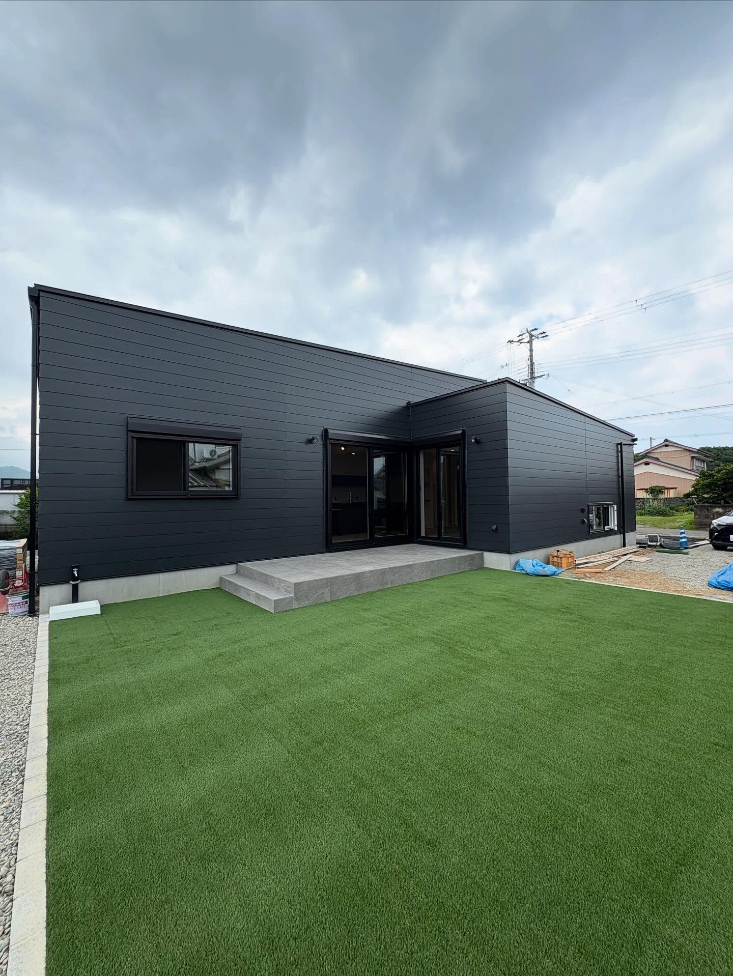熊野市の建築中のお宅で最後の打ち合わせ