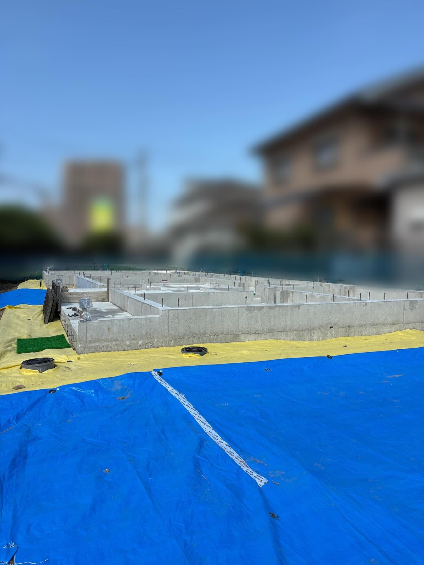 もはやPOMの代名詞！敷地養生！
