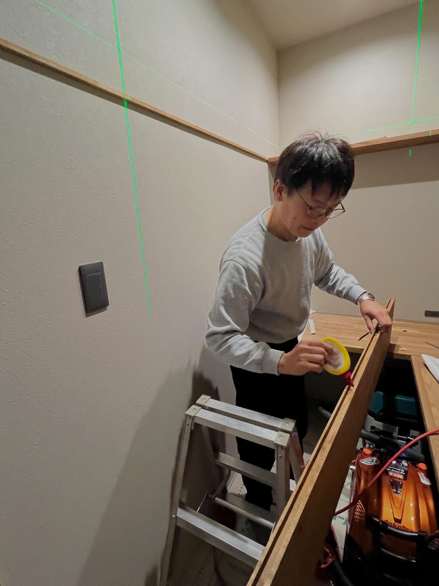 固定棚追加工事