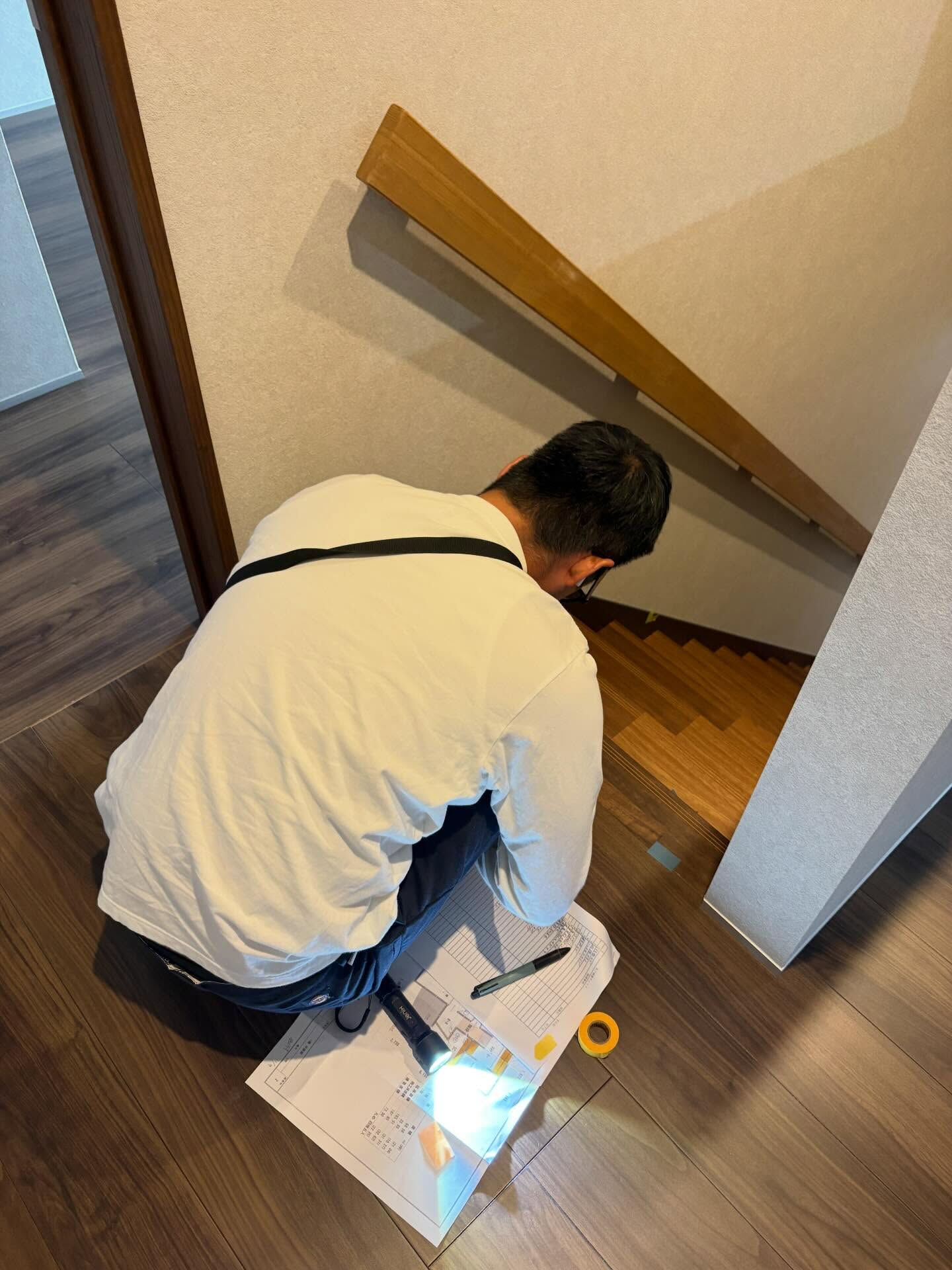 今日は朝から全員で完成検査