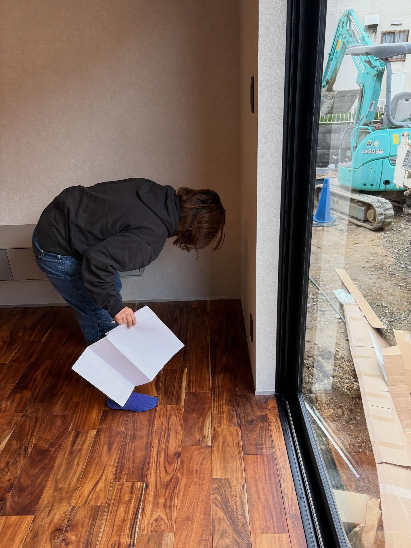 今日は朝から全員で完成検査