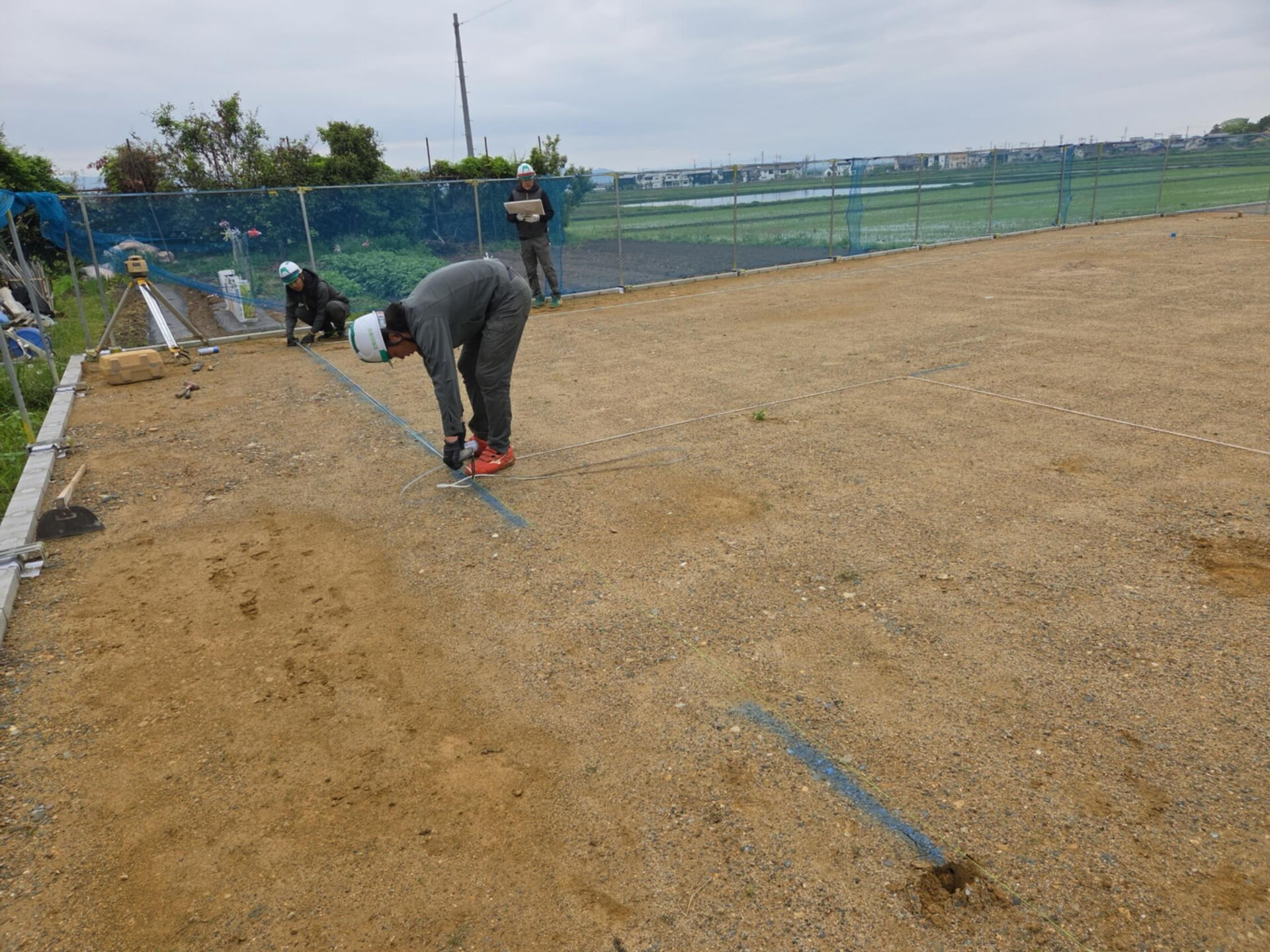 先日松阪市で基礎着工