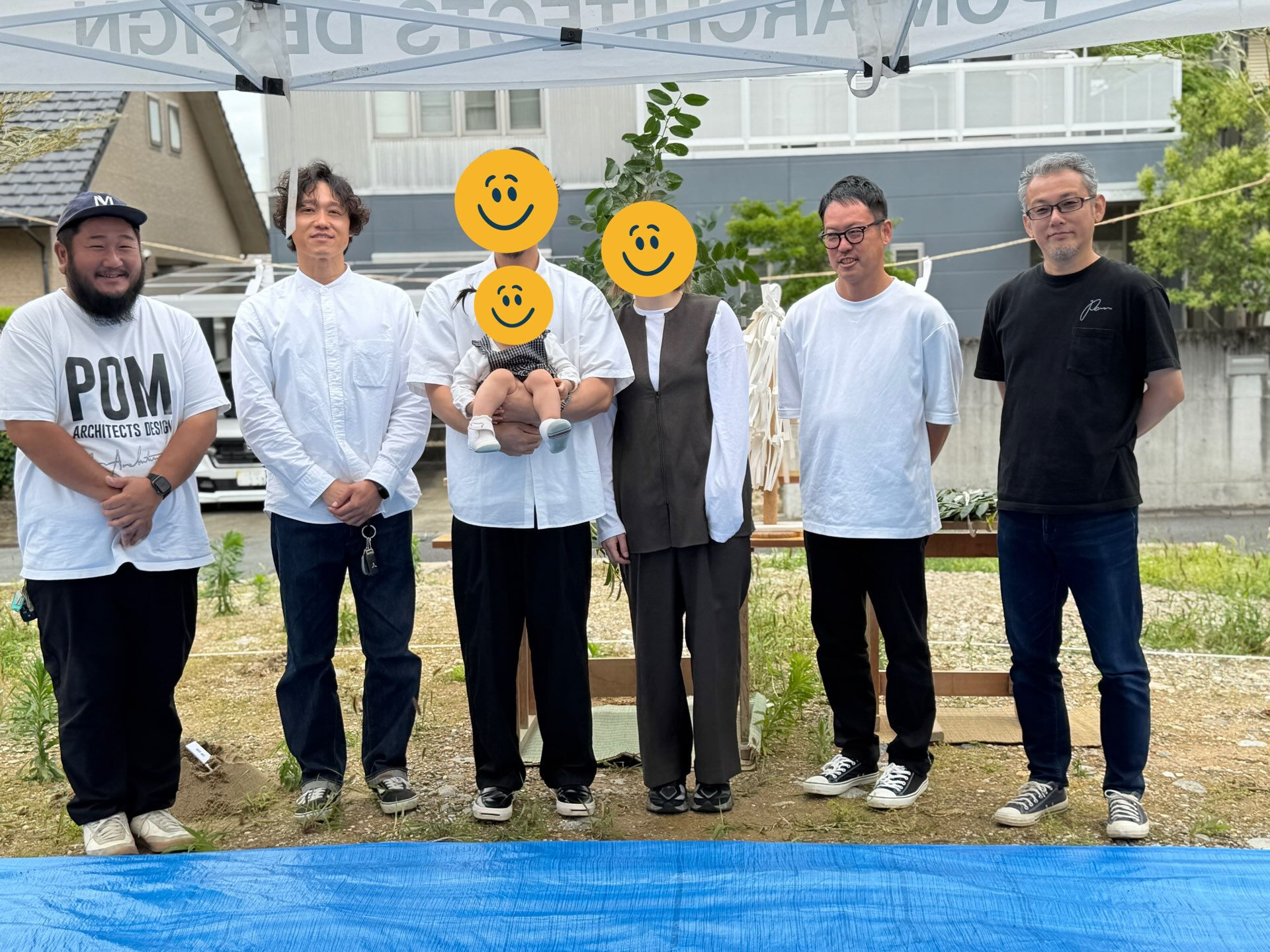 本日、祝地鎮祭