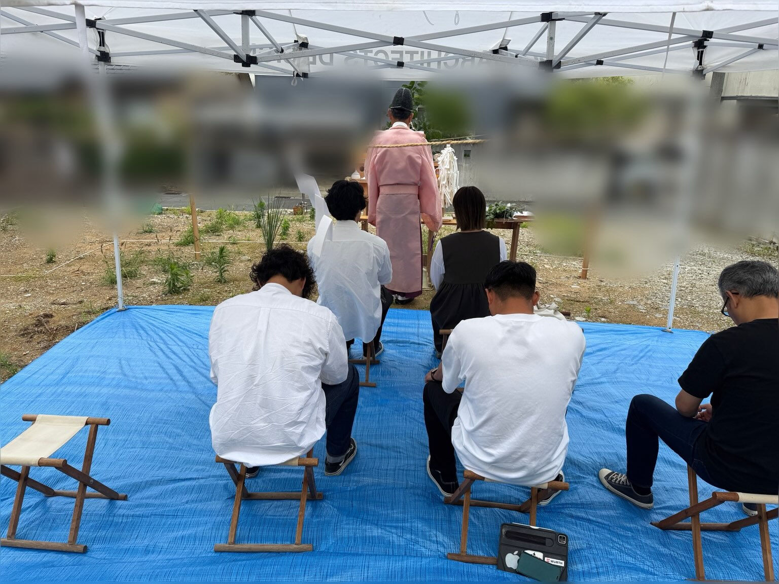 本日、祝地鎮祭