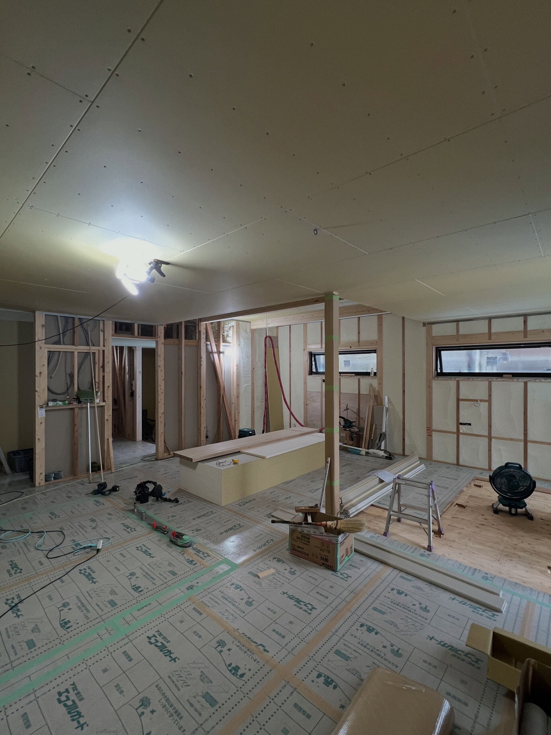 大工工事の現場です