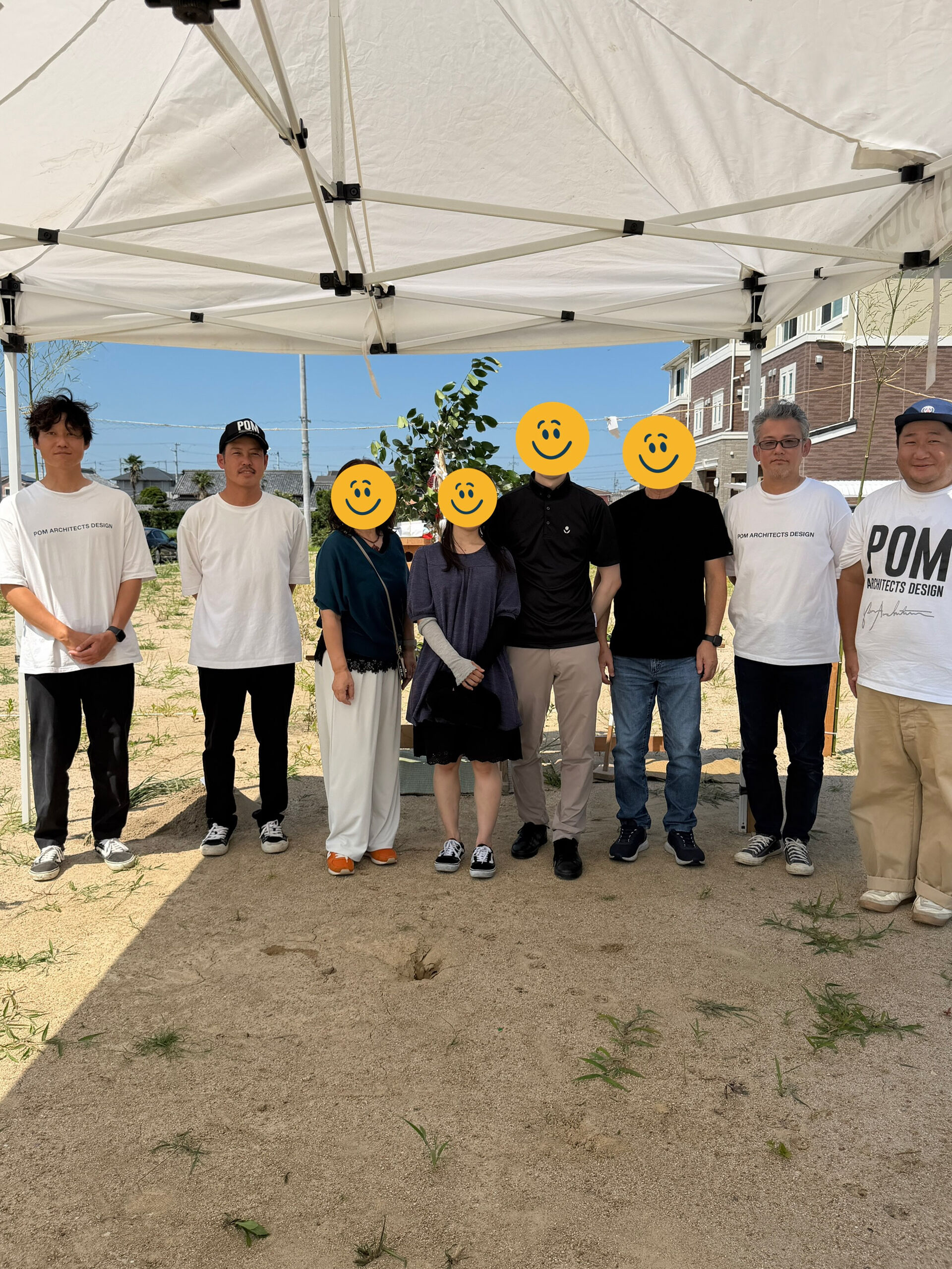 本日、祝地鎮祭