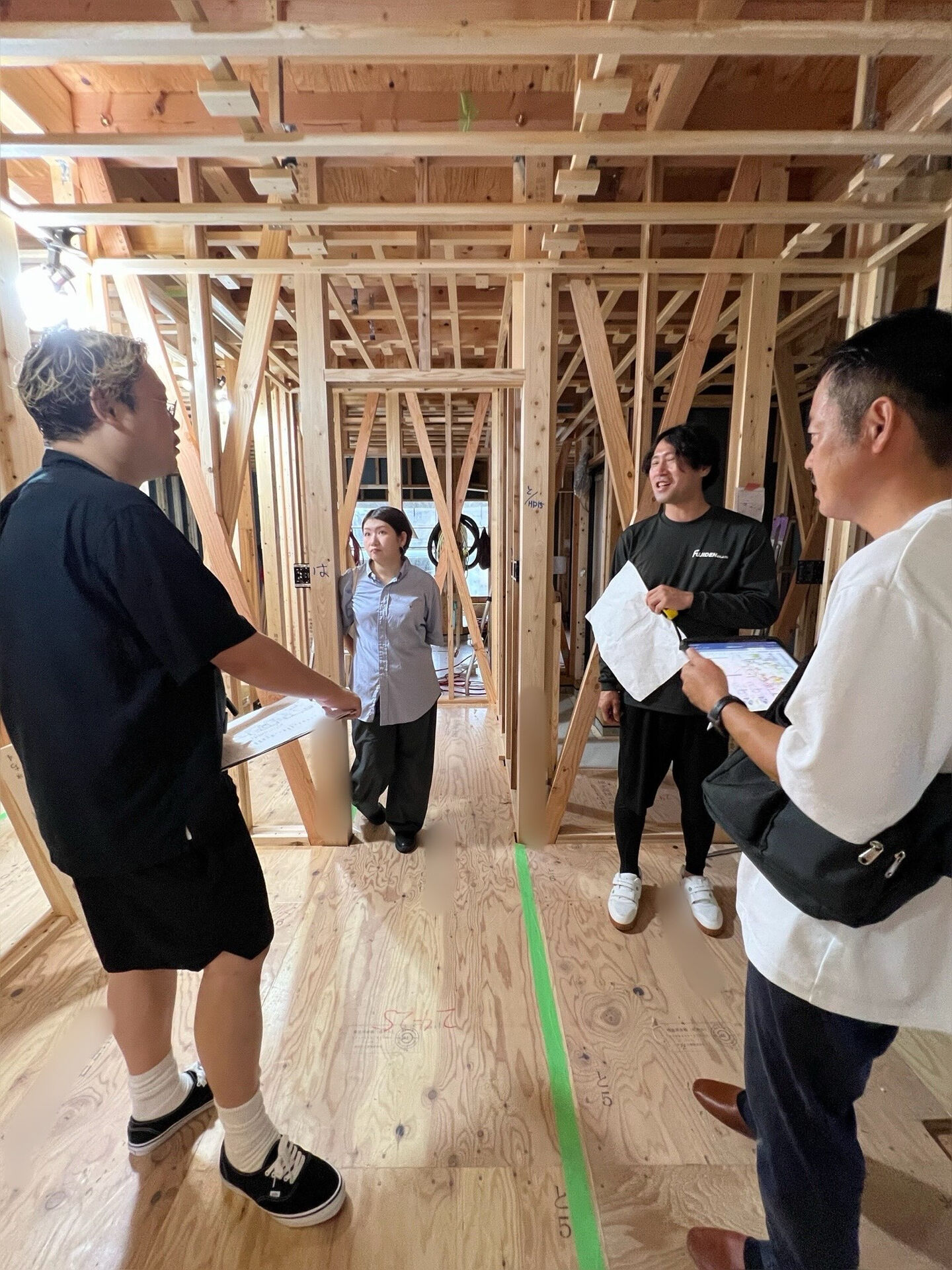 先日建築地にて電気打合せ
