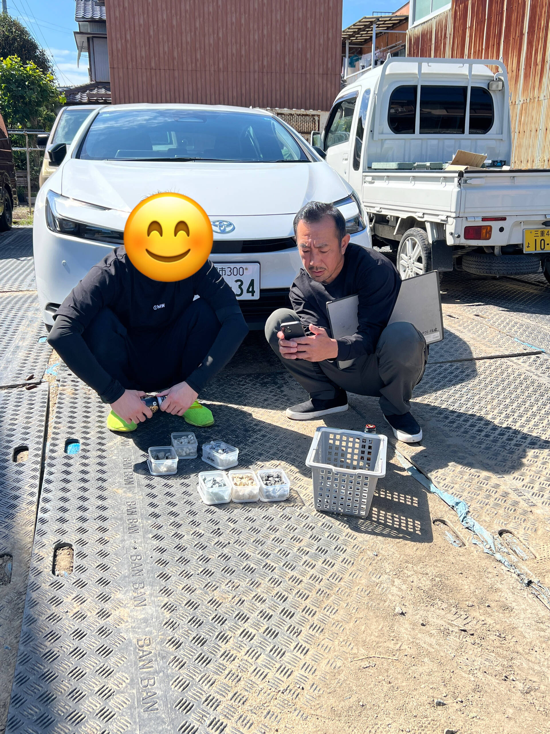 足場を解体し外構打合せ！